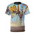 Surreal t-shirt design inspired by Salvador Dali's painting "The Temptation of St. Anthony"