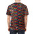 Vibrant rainbow-colored t-shirt with glitter and sequin design - men back