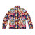 Judy Garland Puffer Jacket with Vibrant Rainbow and Iconic Imagery