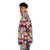 Judy Garland Puffer Jacket with Vibrant Rainbow and Iconic Imagery - men side left