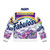 Fabuloso Fresh Lavender Puffer Jacket - Back