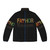 Fa Thor Like A Dad Just Way Mightier Puffer Jacket, featuring a funny and viking-inspired design for fathers day