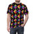 Colorful retro-style diamond pattern graphic printed on a quality t-shirt - men front