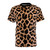 Cheetah print t-shirt with vibrant, realistic animal pattern