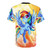 Vibrant rainbow-colored graphic t-shirt featuring the character Rainbow Dash from the animated series My Little Pony. - Back