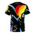 Vibrant t-shirt design featuring a rainbow-colored horse inspired by the My Little Pony animation series.