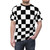 Checkerboard pattern t-shirt with a sleek, modern design - men front
