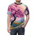 Digital artwork of a cherry blossom tree on a t-shirt - men front