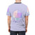 Colorful AOP t-shirt featuring a chaotic gay or lesbian-themed design for tabletop RPG fans - men back