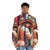 Colorful Mexico-inspired puffer jacket for the proud and muscle-bound - men front