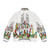 Sagrada Familia Barcelona Spain Puffer Jacket with Holy Family Graphic - Back