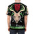 Chaos Civil War Horned Rat T-shirt design featuring a skull-faced rat with horns - men back