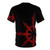 Apocalyptic Chaos Blood graphic design on a black t-shirt for Warhammer 40K enthusiasts - Back