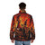 Pyramid Head Silent Hill 2 Horror Gaming Puffer Jacket - men back