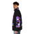 Pyra Somnium Files Puffer Jacket featuring characters from the AI the Somnium Files video game series - men side left
