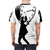 Vintage-style t-shirt featuring classic film star Harold Lloyd from the silent comedy "Safety Last" - men back