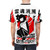 Trendy Japanese-inspired urban cyberpunk style t-shirt - men back