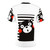 Retro cartoon bear graphic t-shirt with Japanese inspired kumamon design - Back