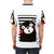 Retro cartoon bear graphic t-shirt with Japanese inspired kumamon design - men back