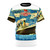 Vintage-style t-shirt featuring a maritime painting of the RMS Titanic ship