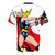 Vintage-style t-shirt featuring Jane Foster as the Mighty Thor, holding Mjolnir hammer against a Norse backdrop. - Back