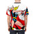 Vintage-style t-shirt featuring Jane Foster as the Mighty Thor, holding Mjolnir hammer against a Norse backdrop. - men back