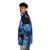 Experiment 626 Stitch inspired puffer jacket featuring a close-up of the adorable alien character - men side left