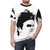 Stylish t-shirt featuring a graphic design inspired by tennis legend Roger Federer - men front