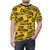 Caution-themed t-shirt with police tape, danger zone, and warning sign graphics - men front
