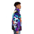 Punk Rarity Puffer Jacket with MLP Unicorn and Vaporwave Inspired Design - men side right