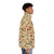 Vintage Mushroom Designs Puffer Jacket with Autumn-inspired Mushroom Prints - men side right