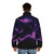 Evil Ryu puffer jacket with street fighter design - men back