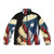 Puerto Rican Pride Puffer Jacket featuring Puerto Rican flag, coqui, and traditional musical instruments