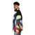 Puerto Rican Pride Puffer Jacket featuring Puerto Rican flag, coqui, and traditional musical instruments - men side left