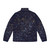 Night Constellations Puffer Jacket with stars, galaxies, and zodiac symbols - Back