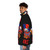 Colorful and trendy puffer jacket featuring a rebel flag design from Psychopathic Vault - men side left