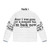 Logic Everybody album lyrics printed on a warm puffer jacket - Back