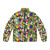 Everybirdy 2023 Puffer Jacket with vibrant bird pattern design