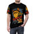Stylish all-over print t-shirt featuring a vampire cat design - men front