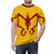 Monarch butterfly graphic on t-shirt, inspired by Brothers Venture cartoon - men front
