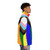 Progress Pride Flag Puffer Jacket with Vibrant LGBTQ+ Colors - men side right
