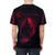 Castlevania inspired t-shirt featuring dark fantasy artwork - men back