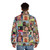 Vine compilation puffer jacket featuring viral video references - men back