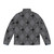 Ethereum pattern puffer jacket with digital currency inspired design - Back