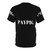 T-shirt featuring the text "Paypig" against a bold graphic design, representing an alternative lifestyle and subculture. - Back