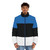 Estonia flag puffer jacket with national colors and design - men front