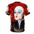Whimsical surreal pop art t-shirt with a queen of hearts design - Back