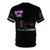 Retro 1980s television-inspired all-over-print t-shirt - Back