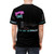 Retro 1980s television-inspired all-over-print t-shirt - men back
