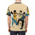 Retro 90s house party graphic t-shirt with hip hop art and 90s movie references - men back